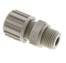 16x10mm & G1/2'' PP Straight Compression Fitting with Male Threads 10 bar PVC and PA