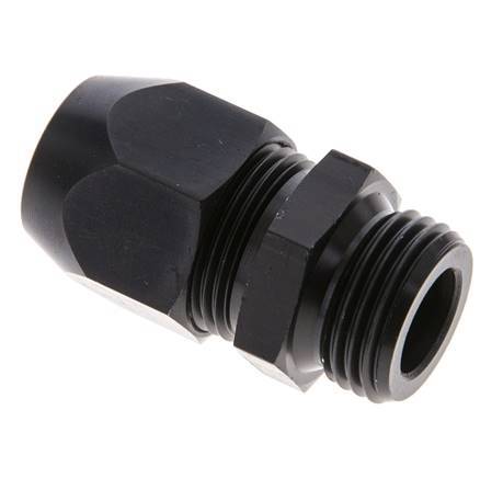 16x10mm & G1/2'' Aluminum Straight Compression Fitting with Male Threads 10 bar PVC and PA