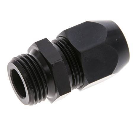 16x10mm & G1/2'' Aluminum Straight Compression Fitting with Male Threads 10 bar PVC and PA