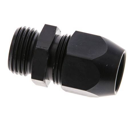 16x10mm & G1/2'' Aluminum Straight Compression Fitting with Male Threads 10 bar PVC and PA