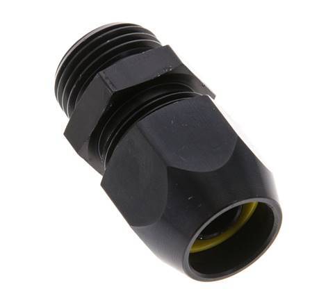 16x10mm & G1/2'' Aluminum Straight Compression Fitting with Male Threads 10 bar PVC and PA