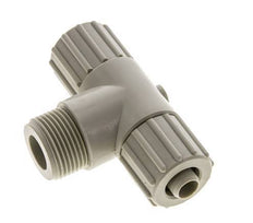 15x9mm & G3/4'' PP T-Shape Tee Compression Fitting with Male Threads 10 bar PVC and PA