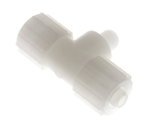 15x9mm & G1/4'' PVDF T-Shape Compression Fitting with Male Threads 10 bar PVC and PA