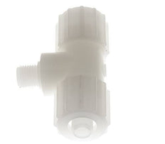 15x9mm & G1/4'' PVDF T-Shape Compression Fitting with Male Threads 10 bar PVC and PA