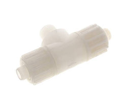 16x10mm & G3/8'' PVDF T-Shape Compression Fitting with Male Threads 10 bar PVC and PA