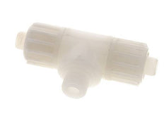 16x10mm & G3/8'' PVDF T-Shape Compression Fitting with Male Threads 10 bar PVC and PA