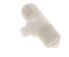 16x10mm & G3/8'' PVDF T-Shape Compression Fitting with Male Threads 10 bar PVC and PA