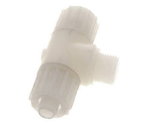 16x10mm & G1/2'' PVDF T-Shape Compression Fitting with Male Threads 10 bar PVC and PA