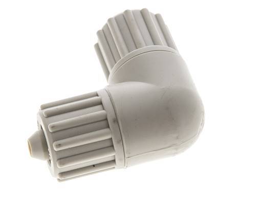12x6mm PP Raccord à compression coudé 10 bar PVC et PA
