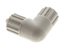 12x6mm PP Raccord à compression coudé 10 bar PVC et PA