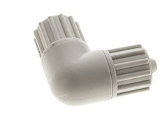 12x6mm PP Elbow Compression Fitting 10 bar PVC and PA