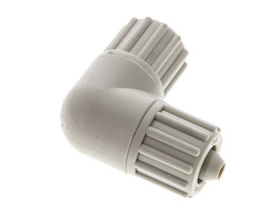 12x6mm PP Raccord à compression coudé 10 bar PVC et PA