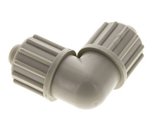 16x10mm PP Elbow Compression Fitting 10 bar PVC and PA