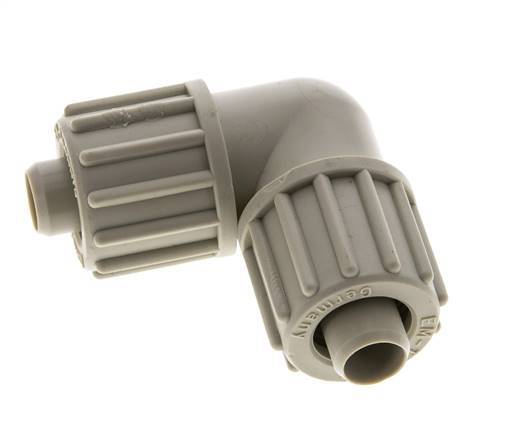16x10mm PP Raccord à compression coudé 10 bar PVC et PA