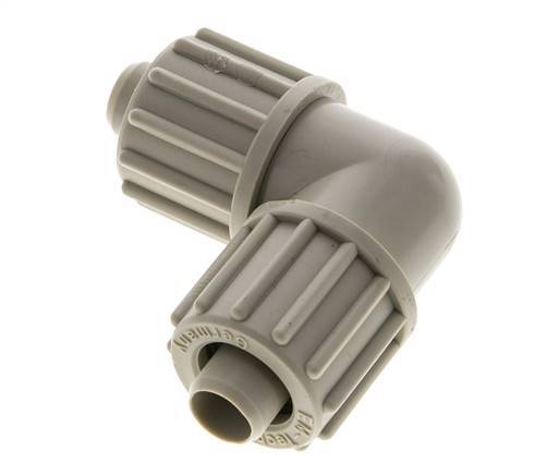 16x10mm PP Raccord à compression coudé 10 bar PVC et PA
