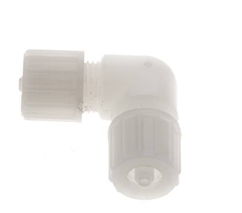 10x4mm PVDF Elbow Compression Fitting 10 bar PVC and PA