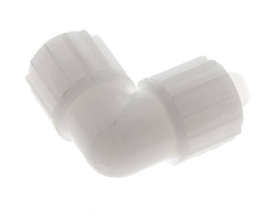 16x10mm PVDF Elbow Compression Fitting 10 bar PVC and PA