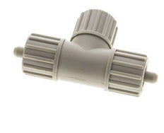10x4mm PP T-Shape Tee Compression Fitting 10 bar PVC and PA
