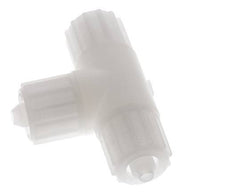 12x6mm PVDF T-Shape Tee Compression Fitting 10 bar PVC and PA