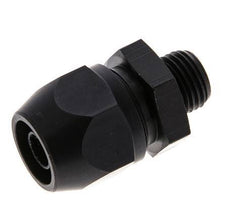 12x9mm & G1/4'' Aluminum Straight Compression Fitting with Male Threads 10 bar PVC and PA