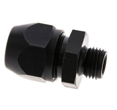 12x9mm & G1/4'' Aluminum Straight Compression Fitting with Male Threads 10 bar PVC and PA