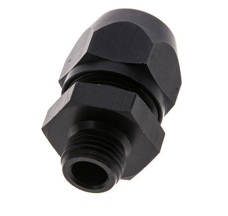 12x9mm & G1/4'' Aluminium Raccord à Compression Droit avec Filets Mâles 10 bar PVC et PA