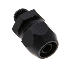 12x9mm & G1/4'' Aluminium Raccord à Compression Droit avec Filets Mâles 10 bar PVC et PA