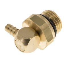 4 mm & G1/4'' Laiton coude tuyau bar avec filetage mâle NBR rotatif