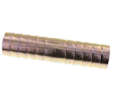 Connecteur de tuyau en acier zingue de 53 mm