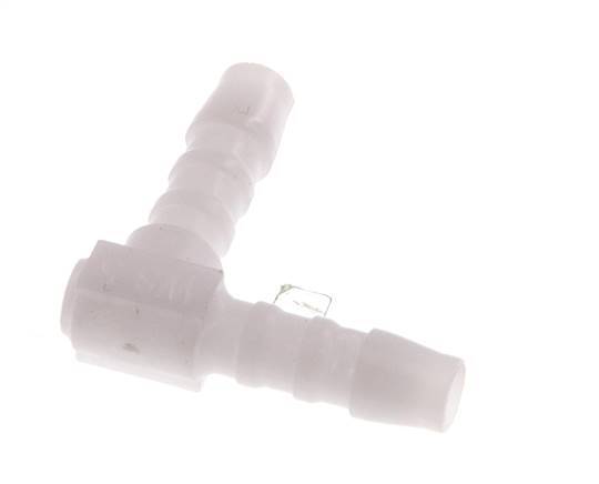 Connecteur de tuyau coudé en POM 5 mm [10 pièces].