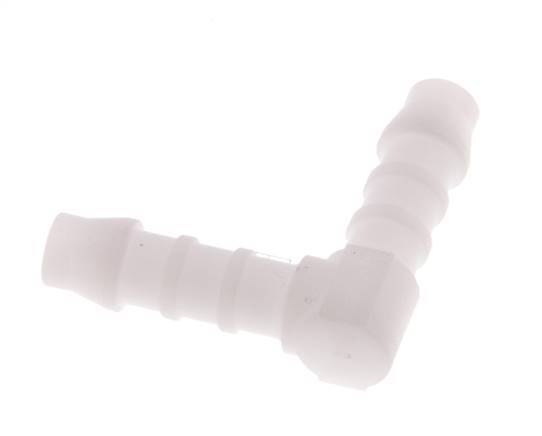 Raccordement de tuyau coudé 6 mm (1/4'') en POM [20 pièces].