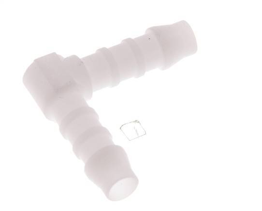 Raccordement de tuyau coudé 6 mm (1/4'') en POM [20 pièces].