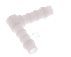 Raccordement de tuyau coudé 6 mm (1/4'') en POM [20 pièces].