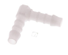 Raccordement de tuyau coudé 6 mm (1/4'') en POM [20 pièces].