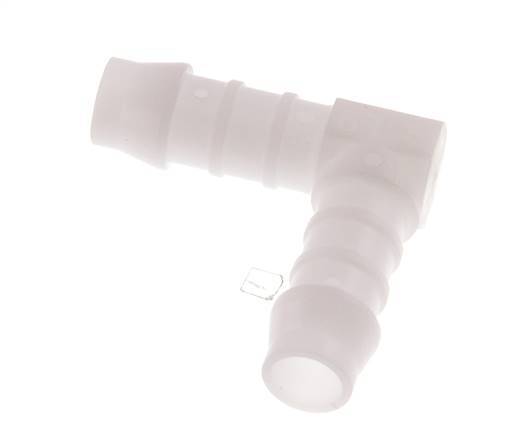 Raccordement de tuyau coudé 9 mm (3/8'') en POM [10 pièces].