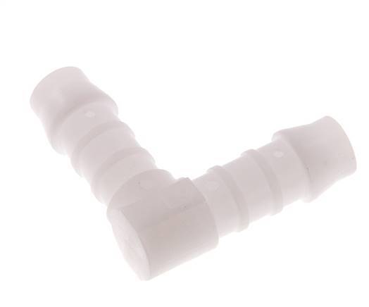 Raccordement de tuyau coudé 9 mm (3/8'') en POM [10 pièces].