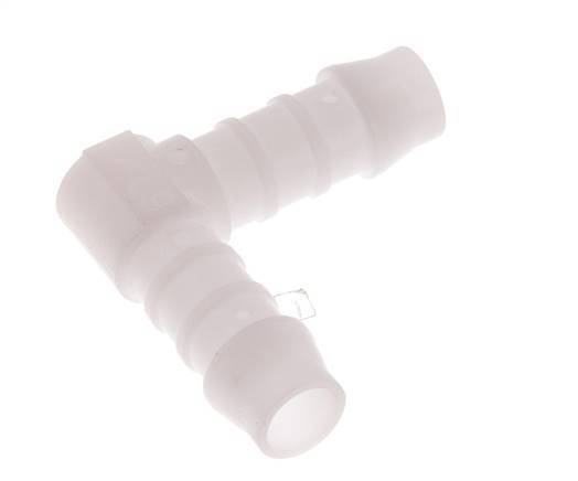 Raccordement de tuyau coudé 9 mm (3/8'') en POM [10 pièces].