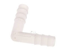 Raccordement de tuyau coudé en PVDF de 9 mm (3/8'') [2 pièces].