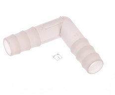 Connecteur de tuyau coudé en PVDF de 10 mm [2 pièces].