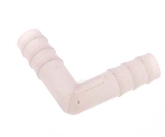 Connecteur de tuyau coudé en PVDF de 10 mm [2 pièces].