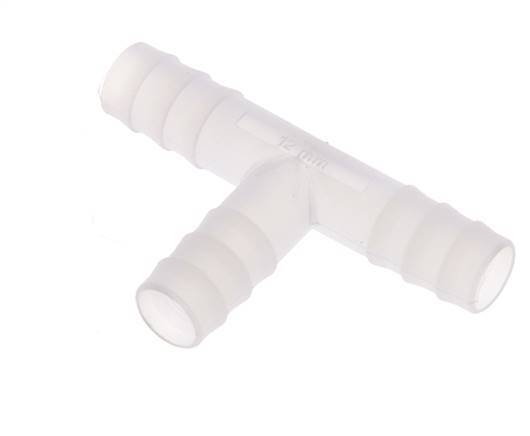 Connecteur de tuyau en T en PVDF de 13 mm (1/2'') [2 Pièces]