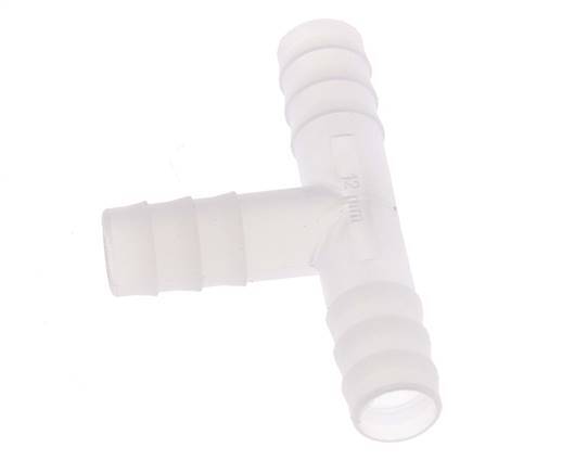 Connecteur de tuyau en T en PVDF de 13 mm (1/2'') [2 Pièces]