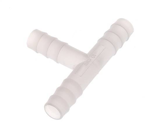 Connecteur de tuyau en T en PVDF de 13 mm (1/2'') [2 Pièces]