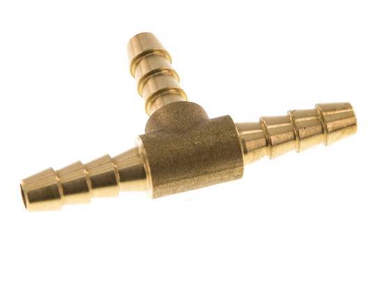 6 mm (1/4'') Brass Tee Hose Connector [2 Pieces]