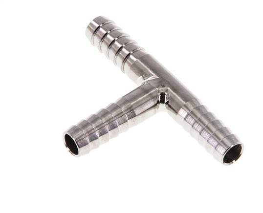 Raccord de tuyau en T en acier inoxydable 1.4301 de 6 mm (1/4'') [2 pièces].