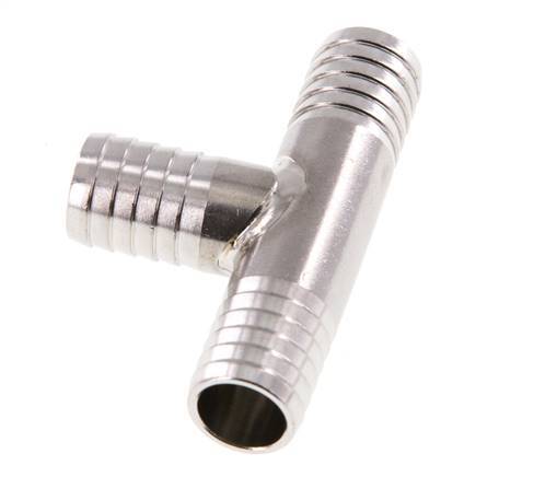 13 mm (1/2'') Acier inoxydable 1.4301 Tee Hose Connector