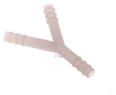 Connecteur de tuyau en Y en PVDF de 6 mm (1/4'') [2 pièces].