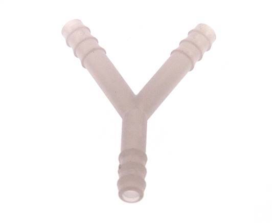 Connecteur de tuyau en Y en PVDF de 6 mm (1/4'') [2 pièces].
