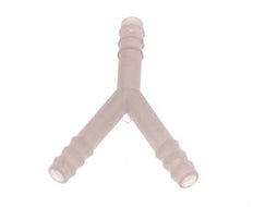 Connecteur de tuyau en Y en PVDF de 6 mm (1/4'') [2 pièces].