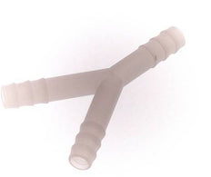 Connecteur de tuyau en Y en PVDF de 9 mm (3/8'') [2 pièces].